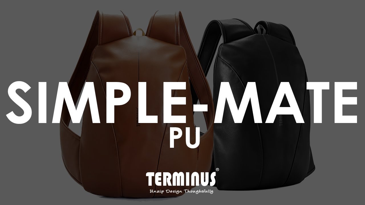 Terminus Simple-Mate PU Laptop Backpack
