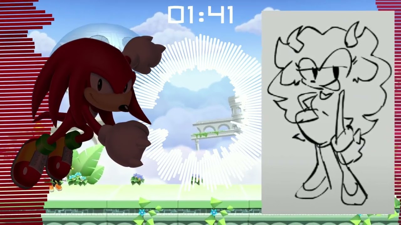 Gamebreaker [B3 Remix] But GF & Knuckles sing it! -[FNF Cover]-