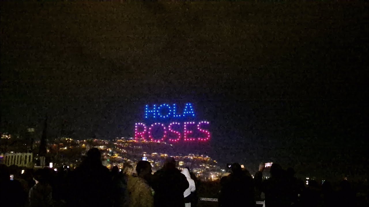 Drohnen Show Roses 2024 2025 Hola Rosas