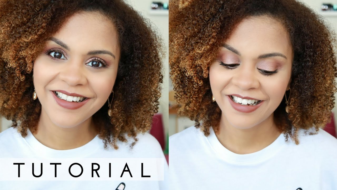 Maquillaje natural de día para la oficina usando productos asequibles