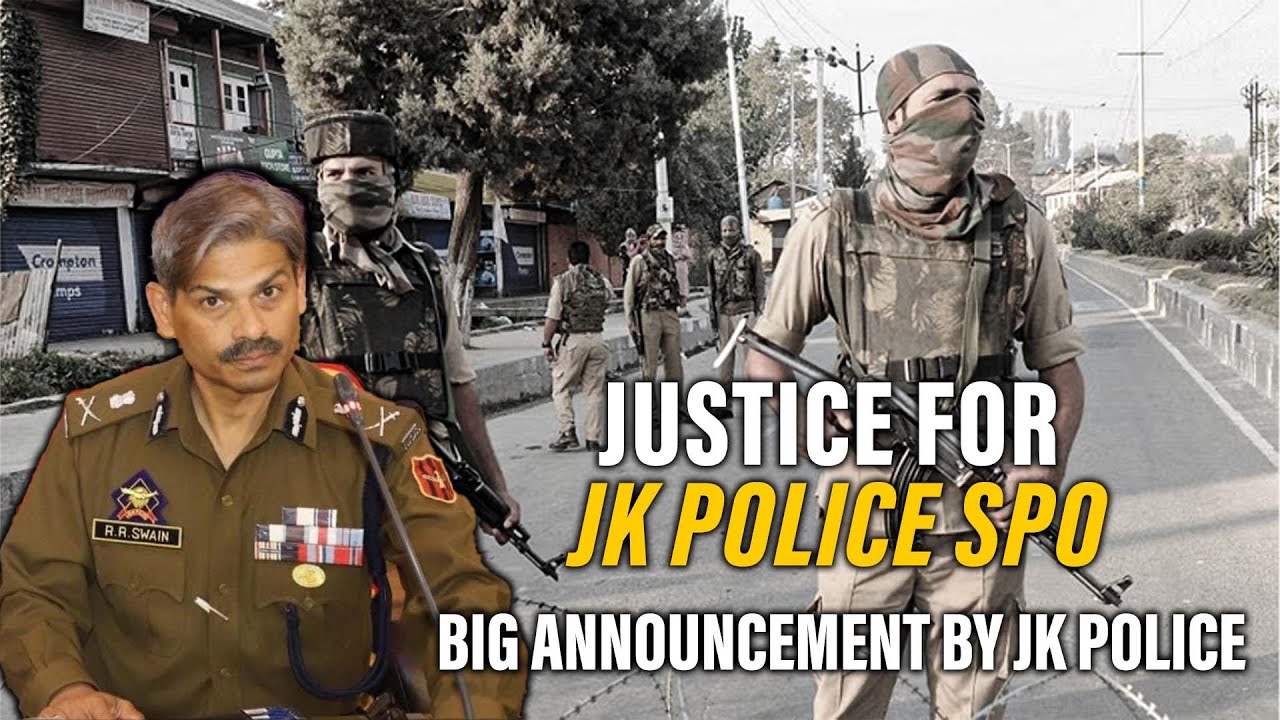 Justice for JK Police SPO || Big Announcement by JK Police