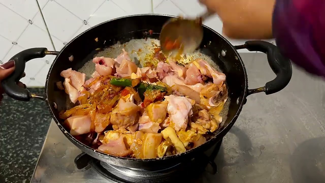 Easy chicken fry #food #foodvideos #cooking #foodforfoodies #recipe #chickencurryinkannada #viral