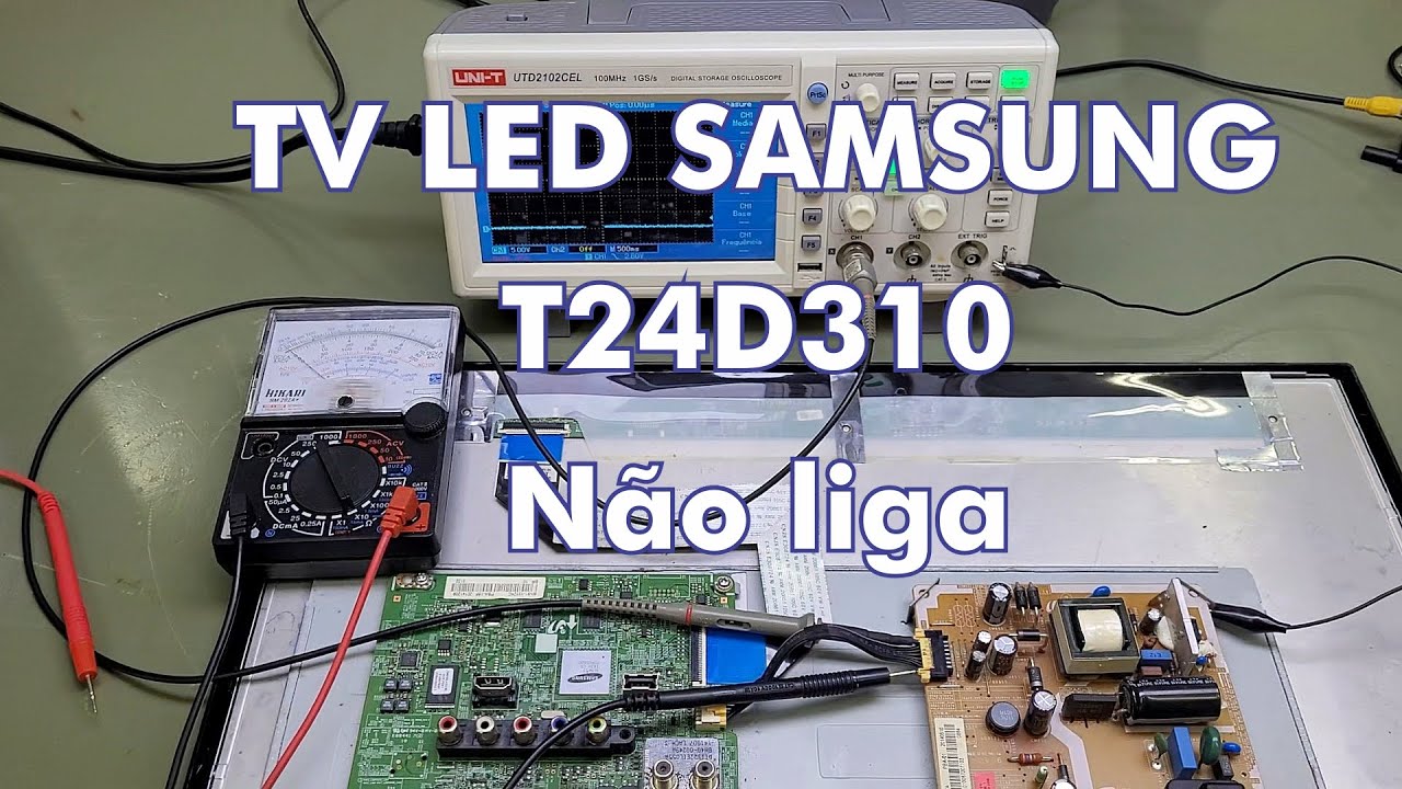 TV LED Samsung LT24D310 - Não liga