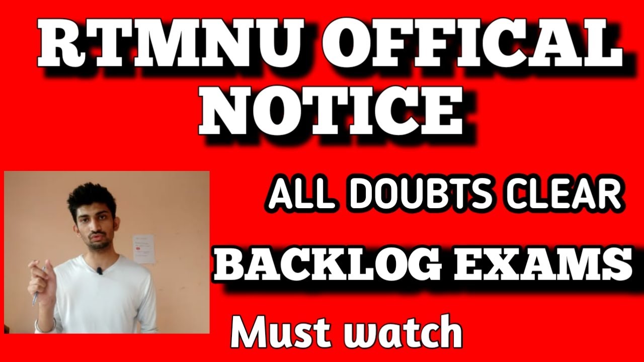 Offical Notice On Final Year Exam | RTMNU Exam Updates | Answer To Comments | Final Year Exam |