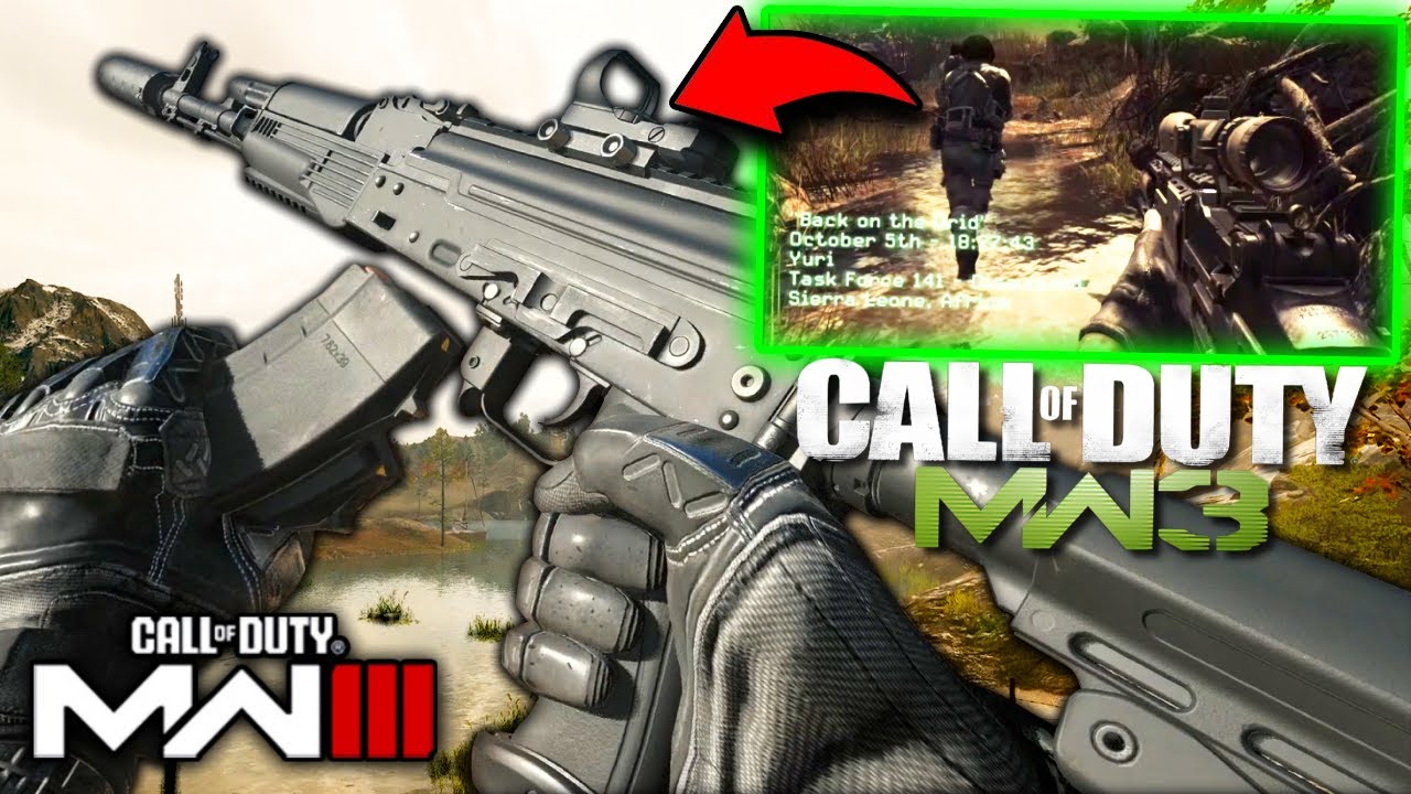 Yuri AK-47 & M14-EBR Loadout Recreation from MW3 OG Back on the Grid Mission - Modern Warfare 3