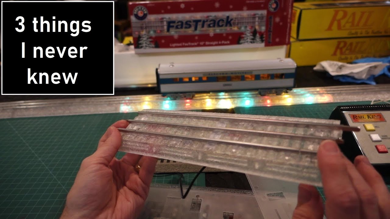 Три вещи, которые я узнал о Lionel Lighted Fastrack 😮