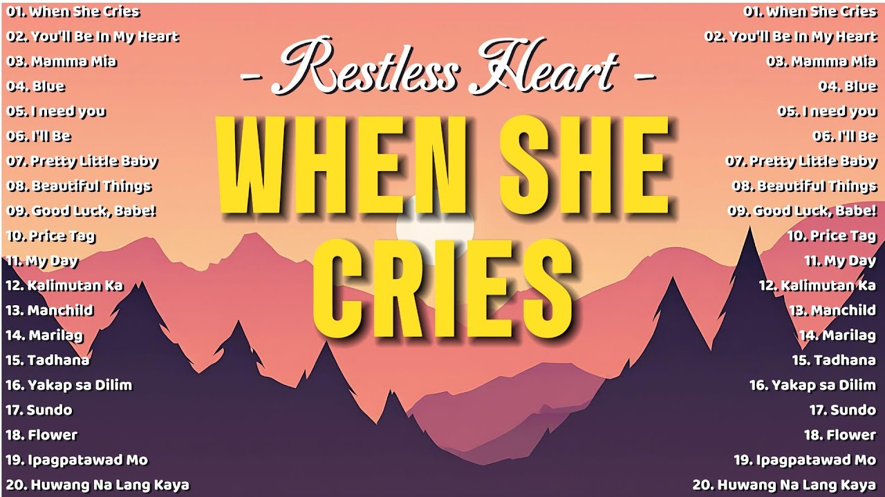 When She Cries - Restless Heart 💖 Philippines Music Trending Youtube & Spotify August 2025