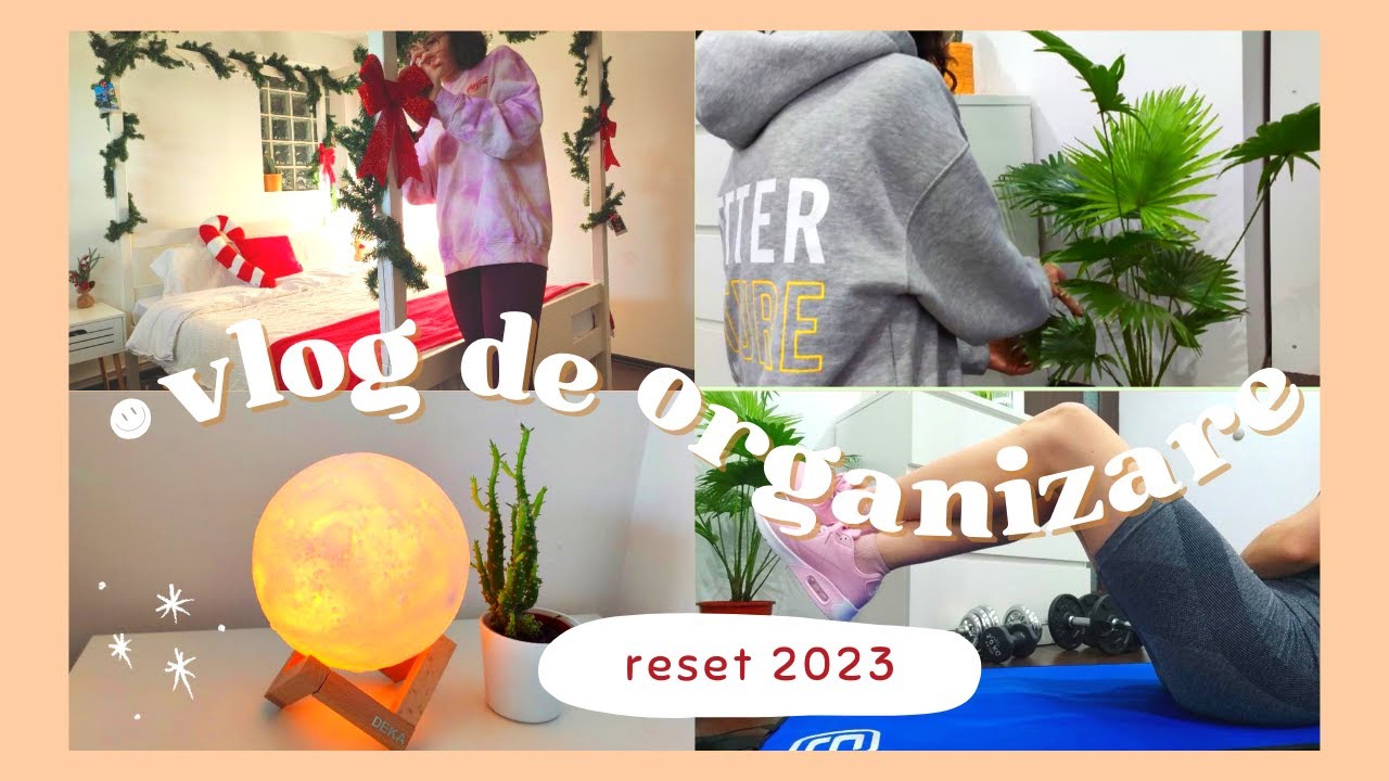 Vlog | despodobirea camerei + organizare haine si carti 📦