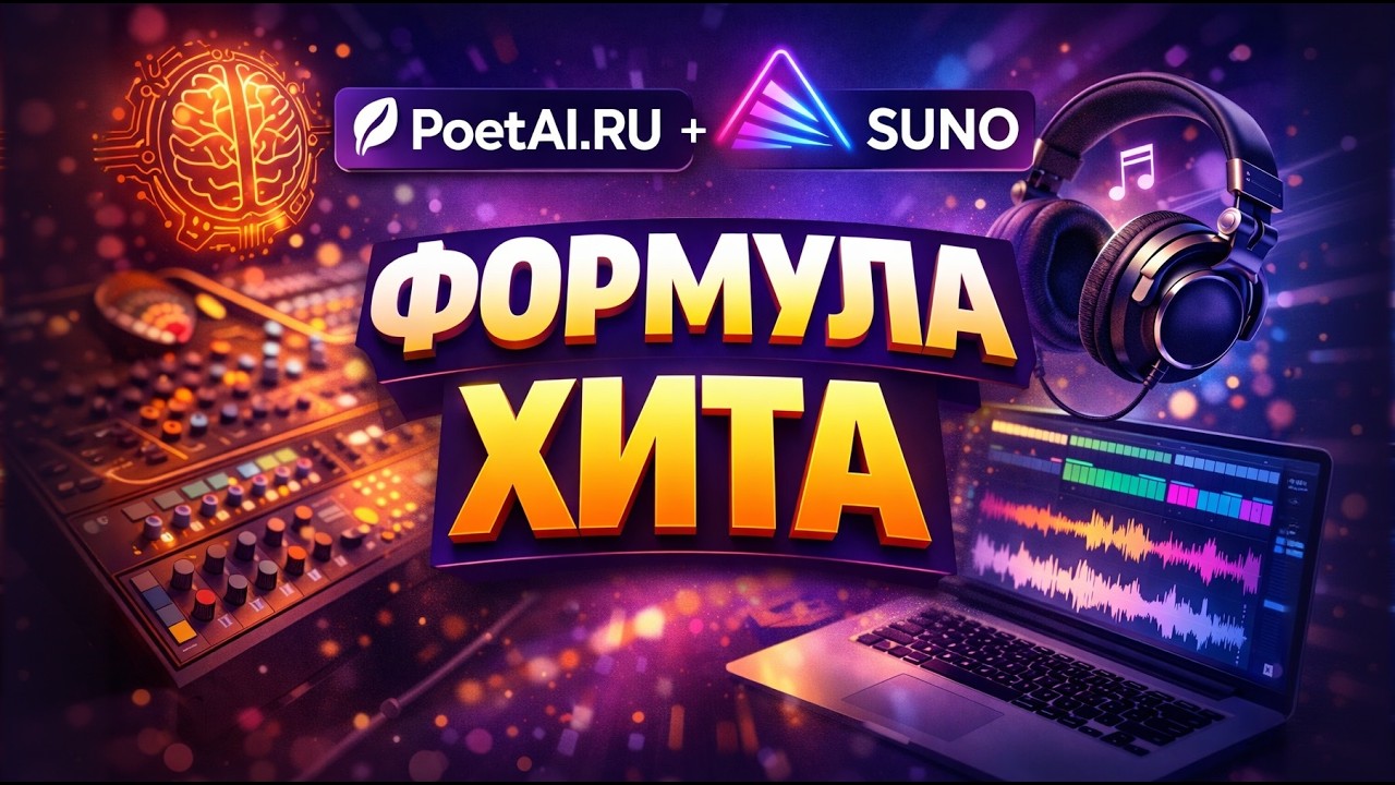 ФОРМУЛА ХИТА 👉 PoetAI.ru + SUNO AI 🚀 МАСТЕР SUNO