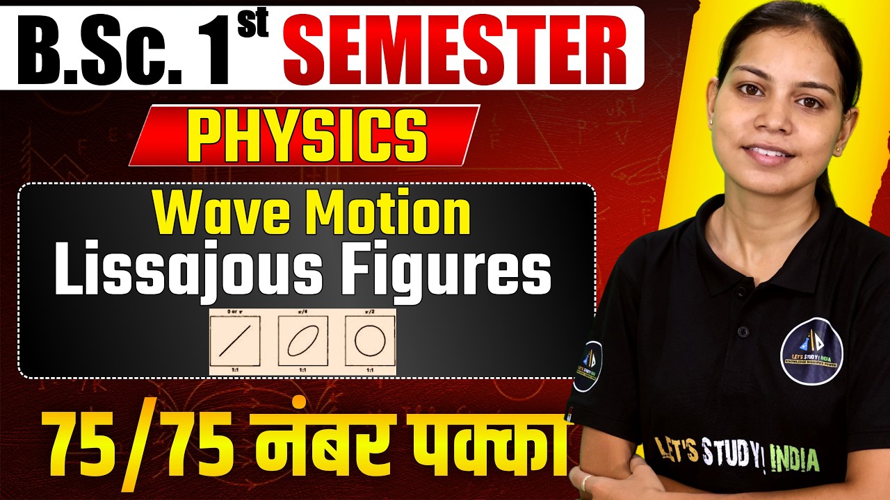 Lissajous Figures | B.Sc. Physics 1st Semester | Mayuri Ma'am |
