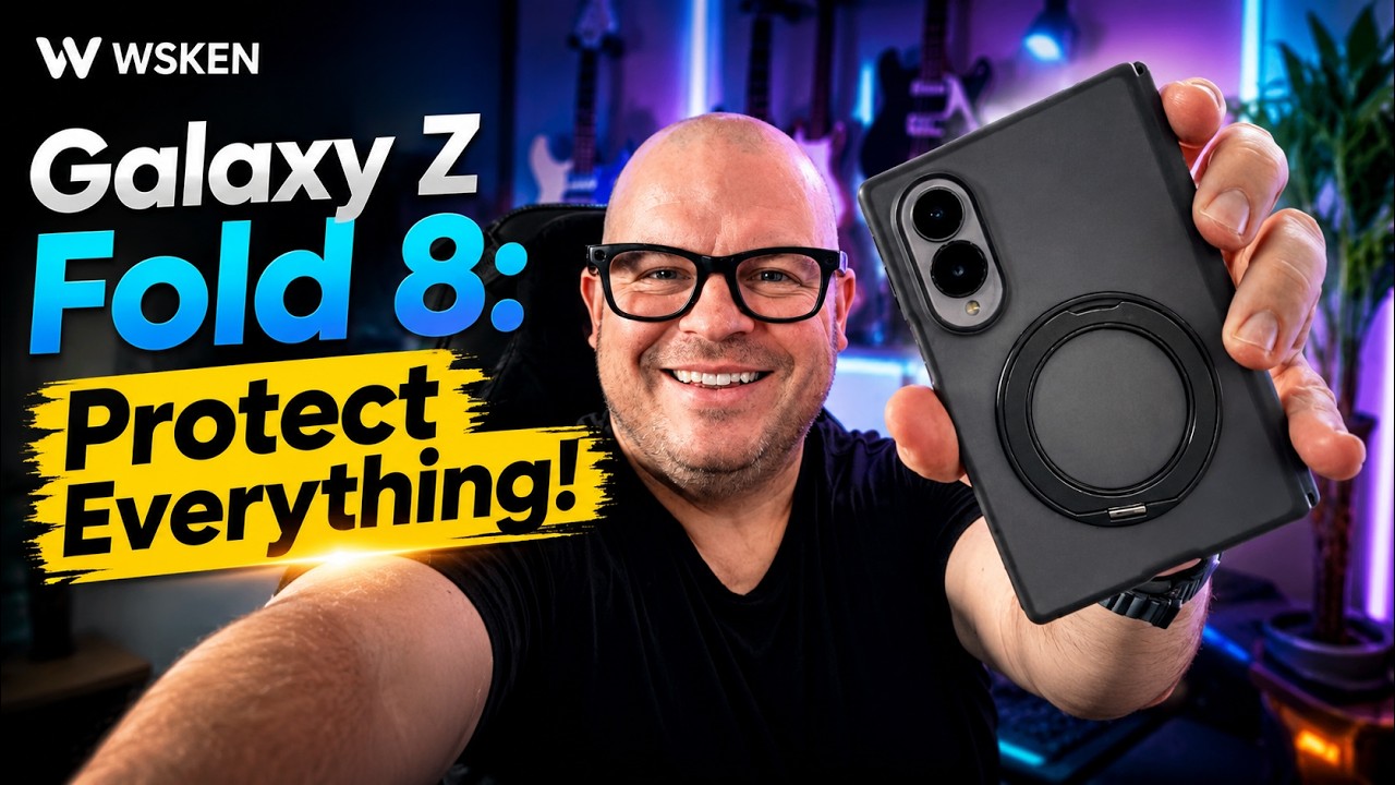 Чехол, защита для линз и защитное стекло WSKEN для Galaxy Z Fold 8