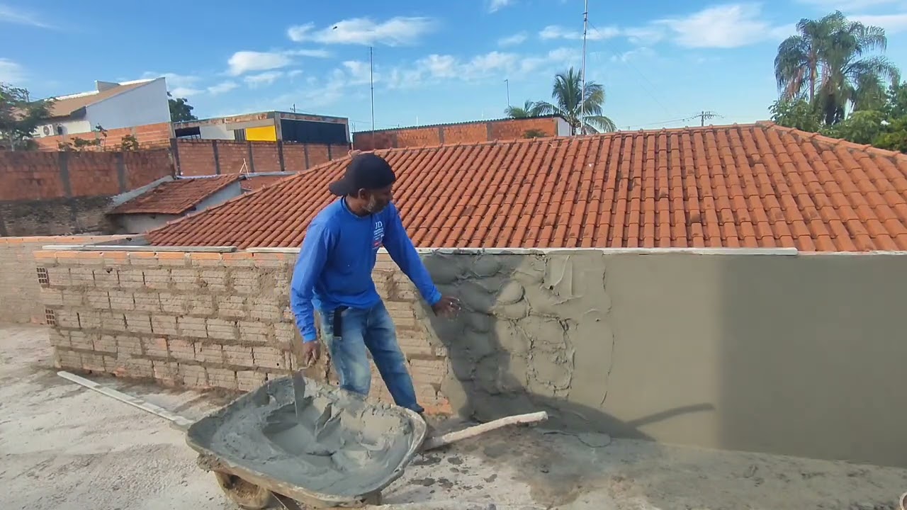 Como chapar massa na parede para iniciante