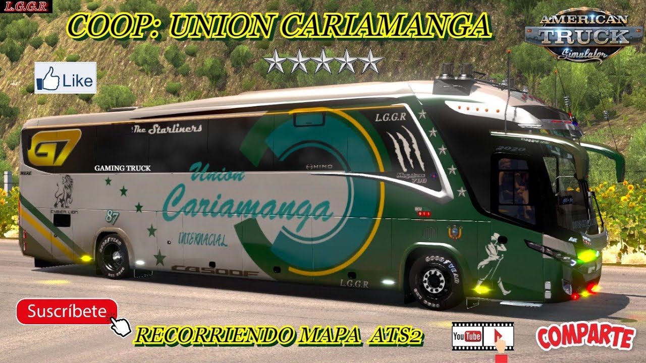 MEGABUSS 700/HINO AK ATS/SKIN COOP:UNION CARIAMANGA /RUTA EXTREMA
