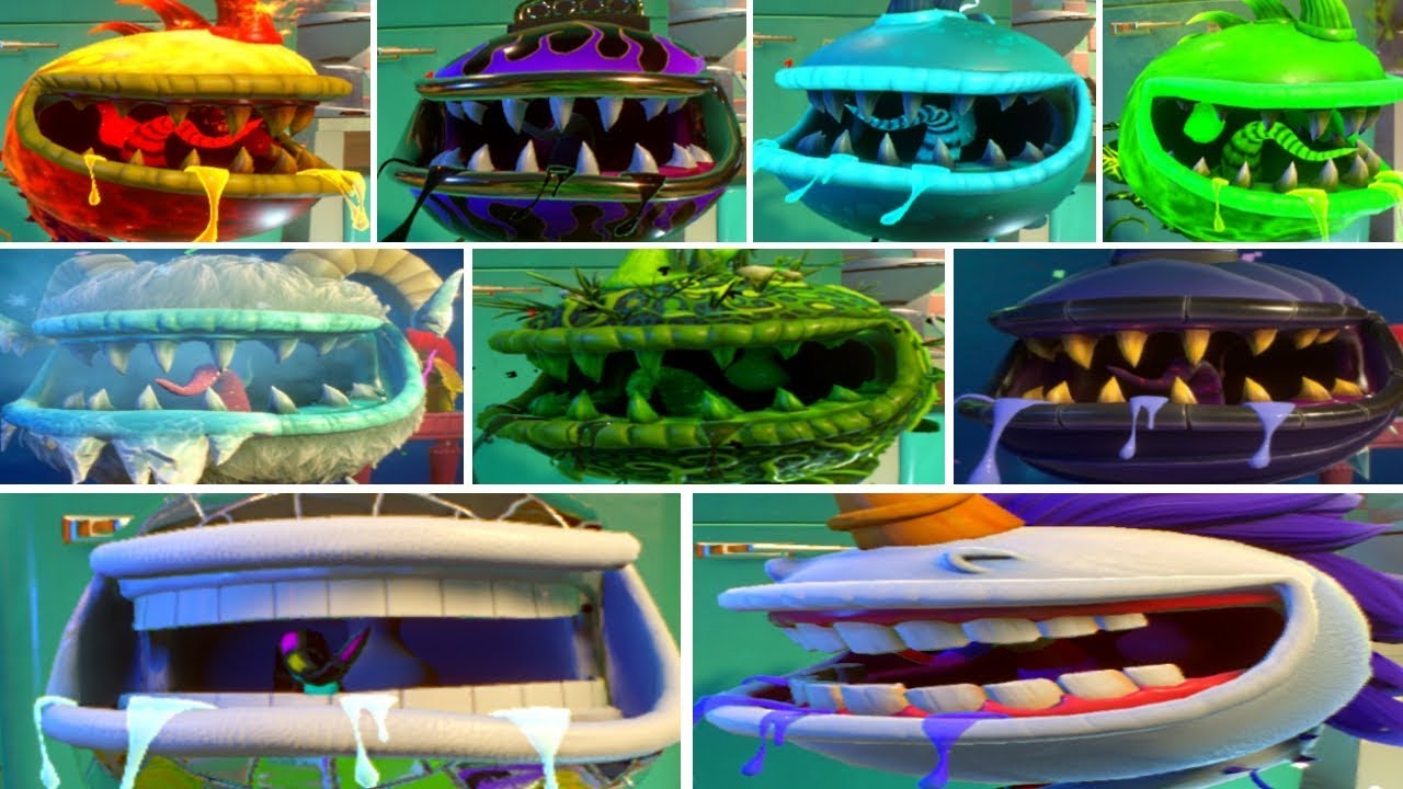 Plants vs Zombies Garden Warfare 2 - All CHOMPER Variants
