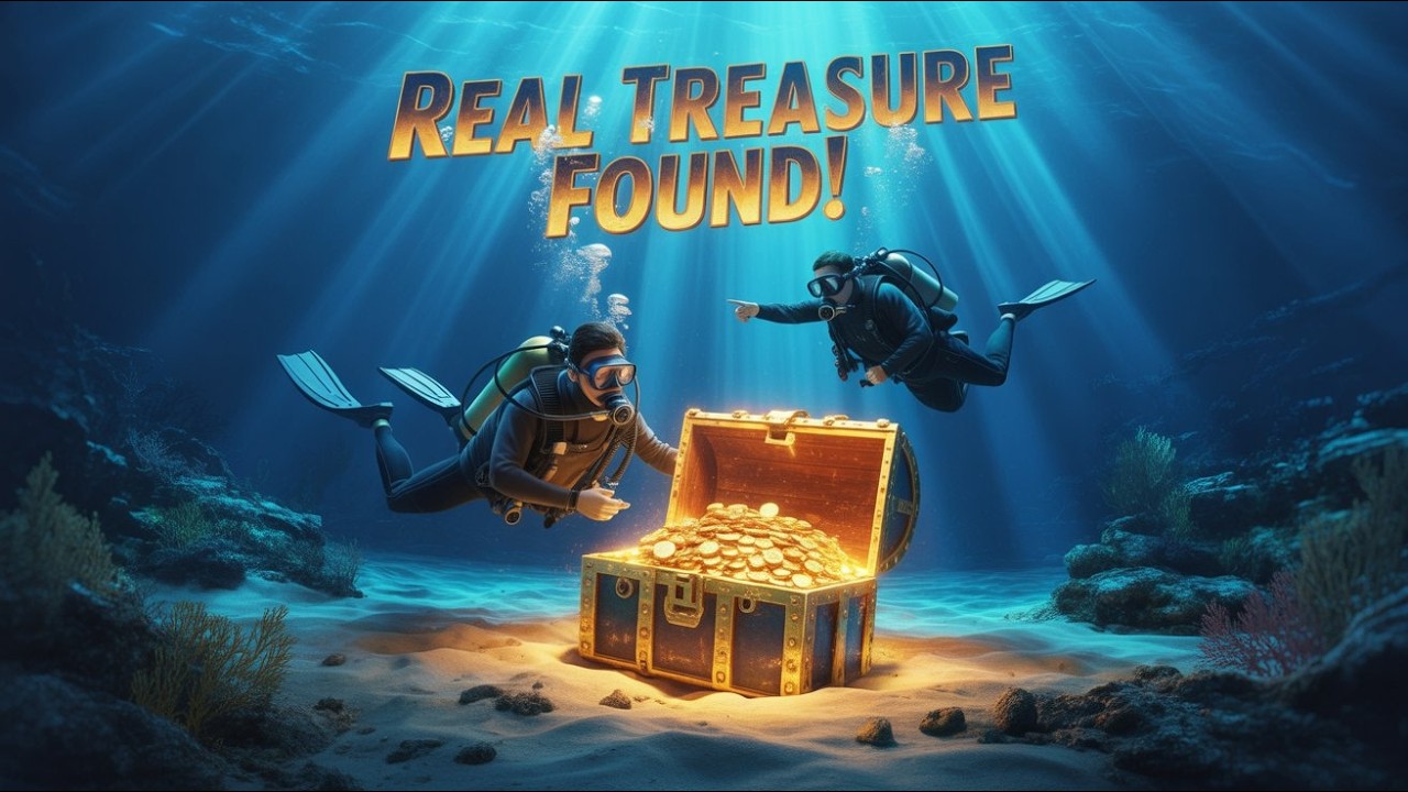 We Found a Real Gold Treasure Box Deep Under the Sea 😱 | True Diving Recovery Story