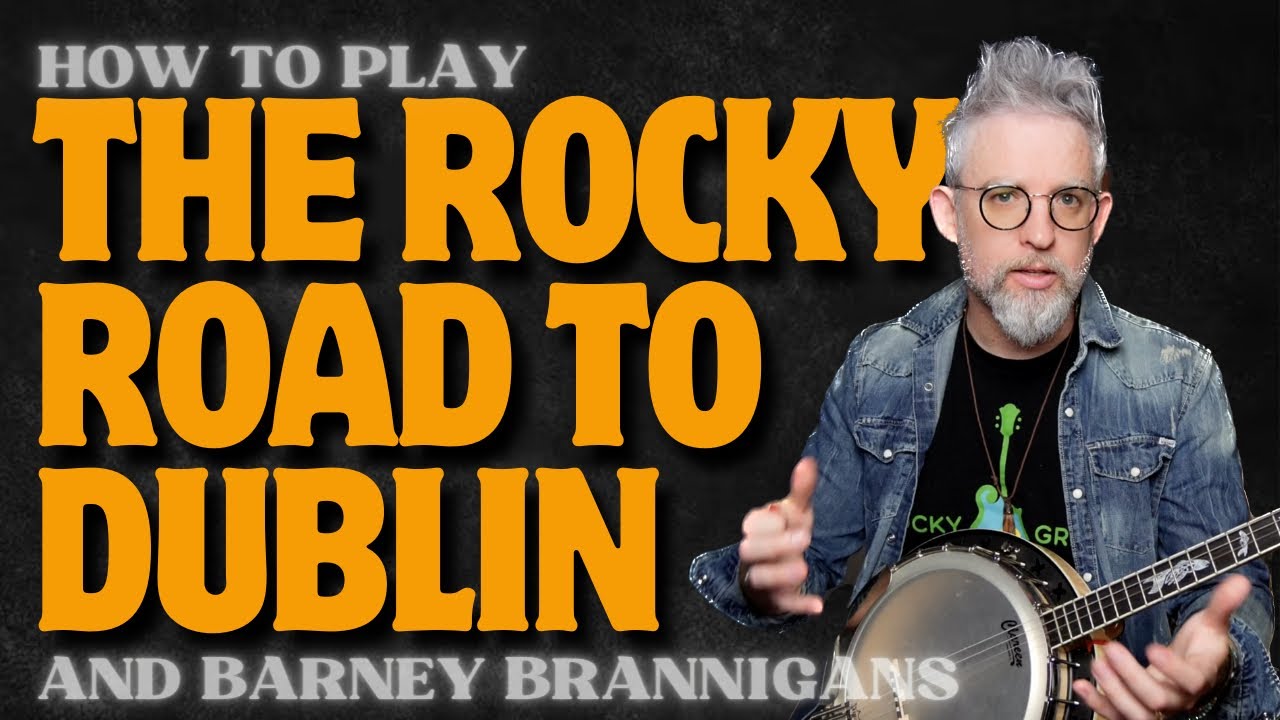 Как играть — The Rocky Road To Dublin на ирландском банджо (плюс Барни Брэннигана!)
