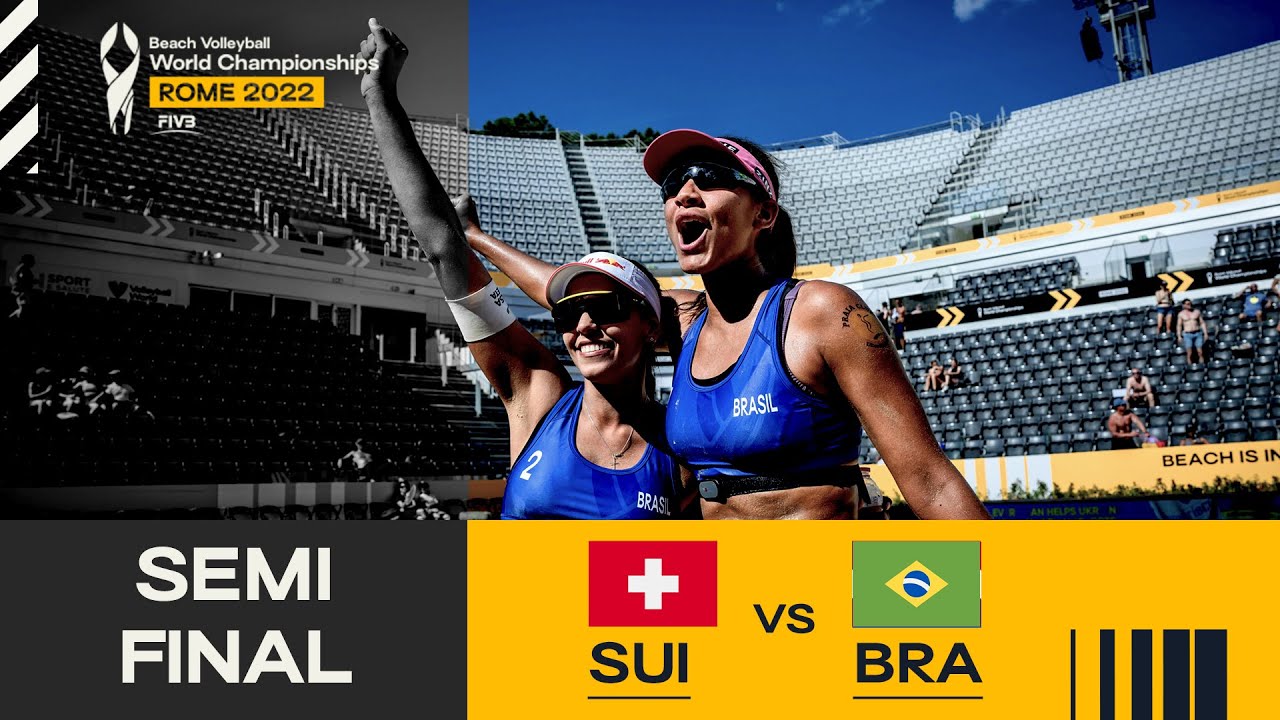 Heidrich/Verge-Depre, A 🇨🇭vs. Duda/Ana Patricia 🇧🇷 - Semi-Final Highlights Rome 22 #BeachWorldChamps