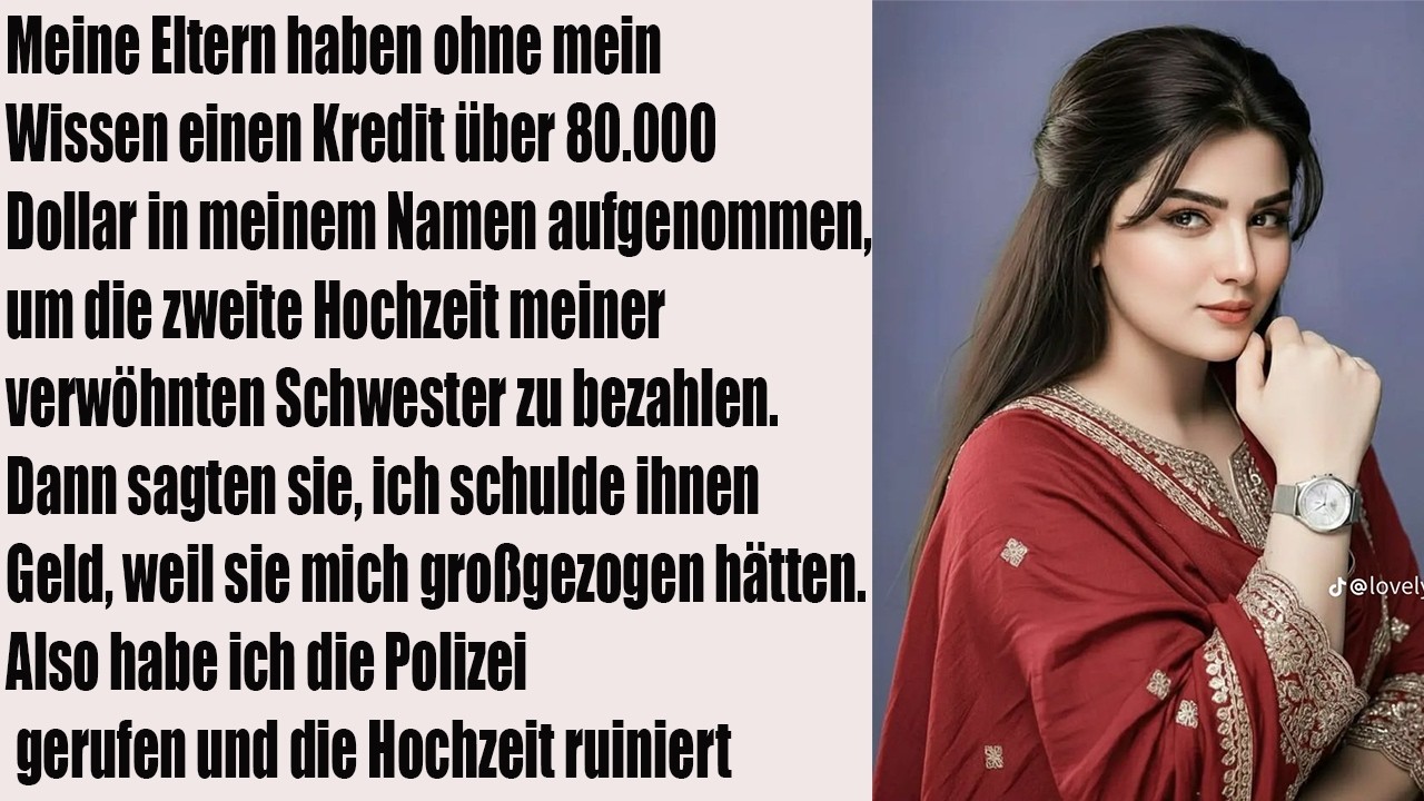 Meine Eltern nahmen heimlich einen 80.000$-Kredit auf meinen Namen – für meine verwöhnte Schwester