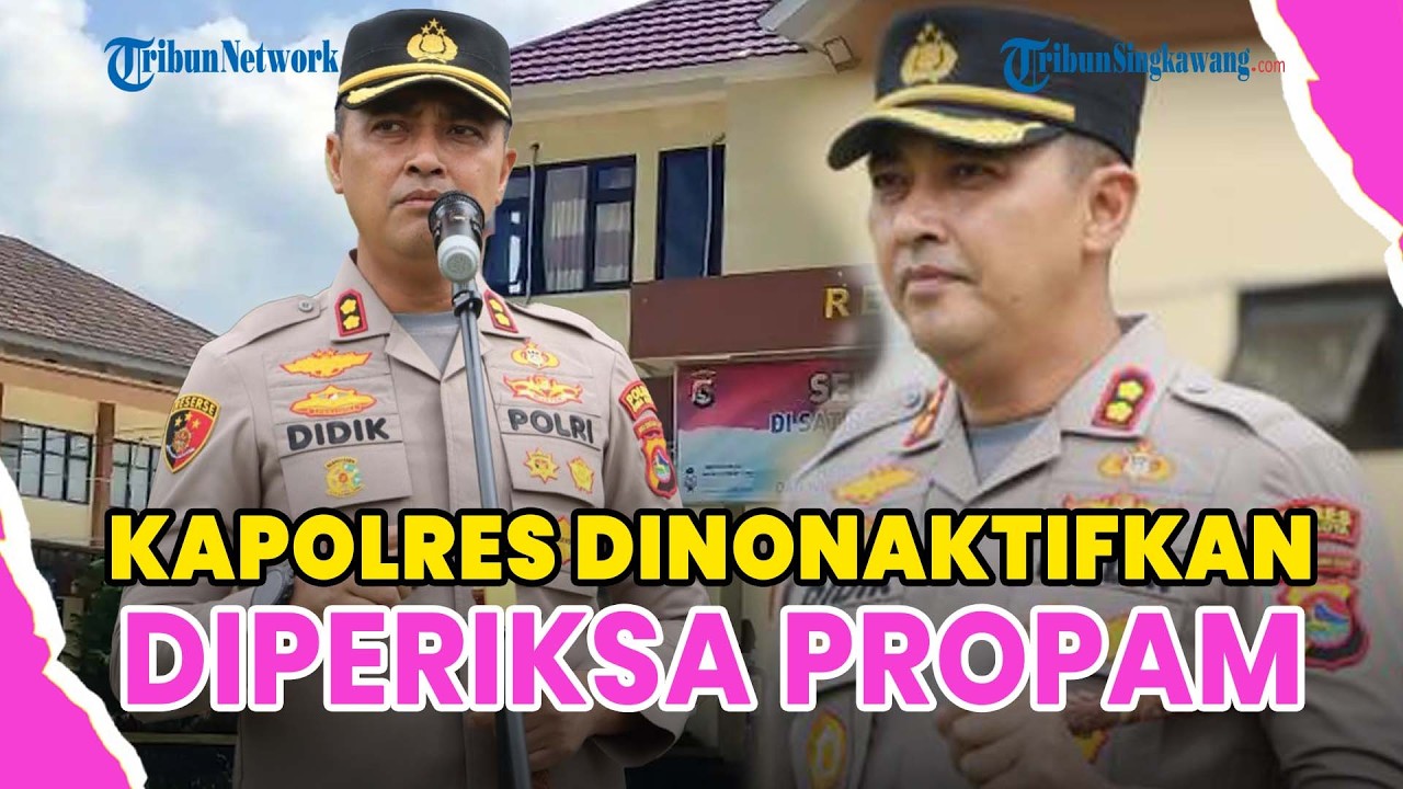 ®️🔴KAPOLRES BIMA KOTA DINONAKTIFKAN KARENA DIDUGA TERLIBAT KASUS NARKOBA❗KINI DIPERIKSA PROPAM POLRI