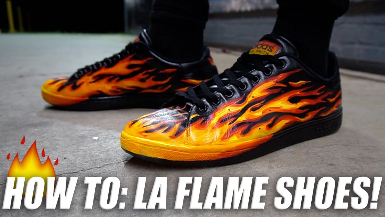 MOST FIRE SNEAKER CUSTOM EVER! 