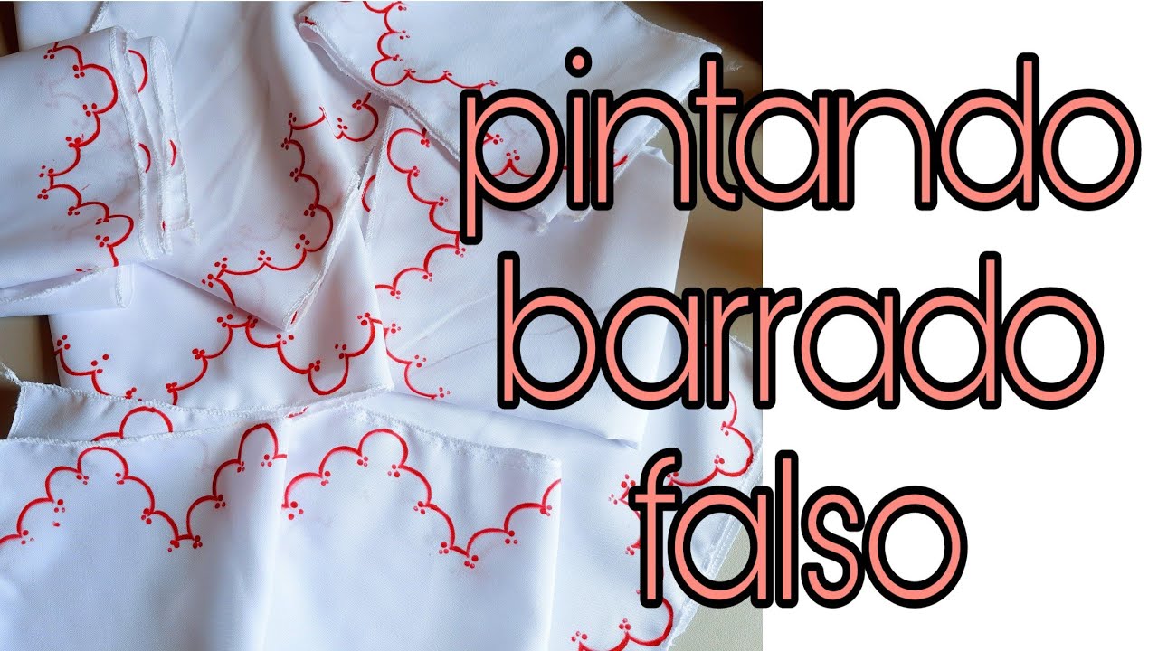 Pintura no tecido falso barrado de stencil