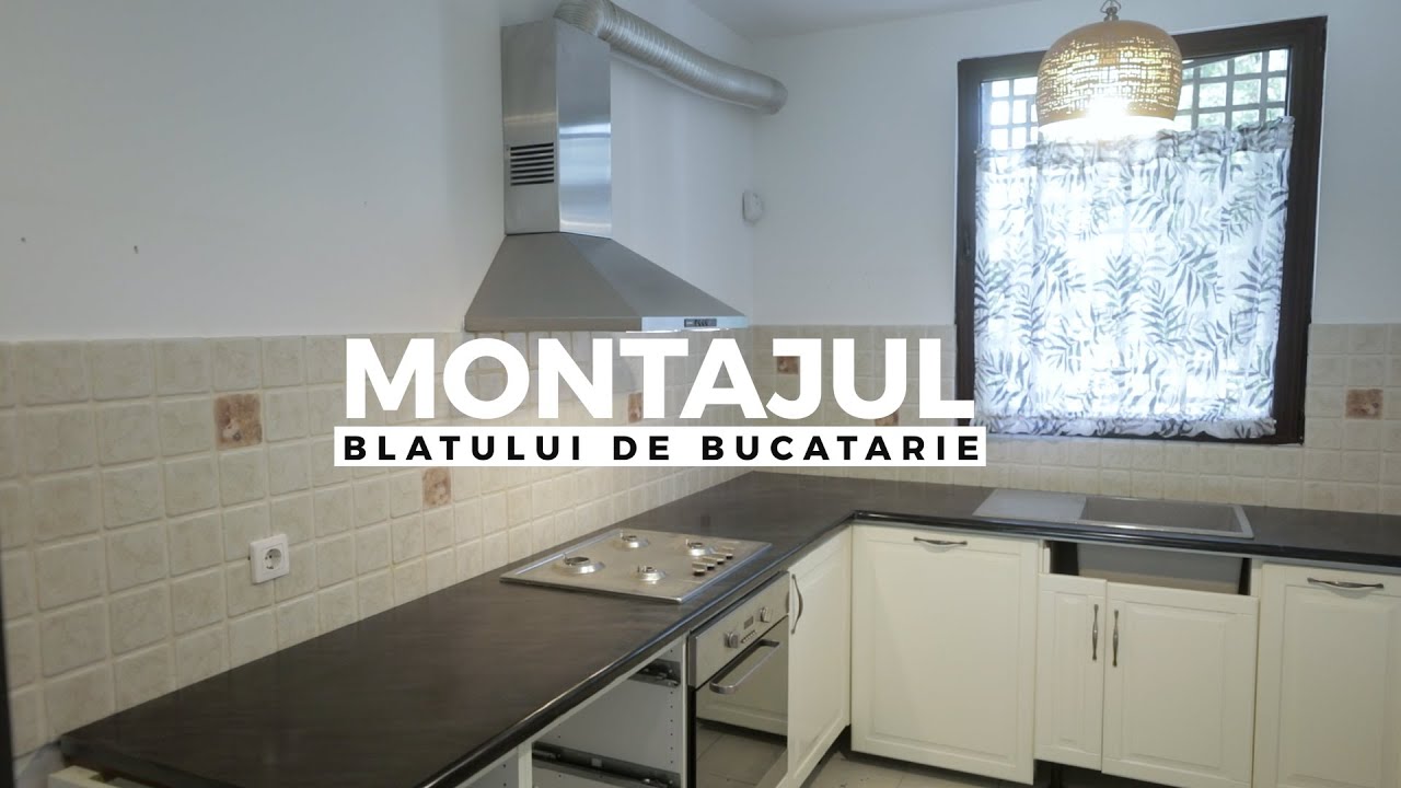 Cum montezi blatul de bucatarie