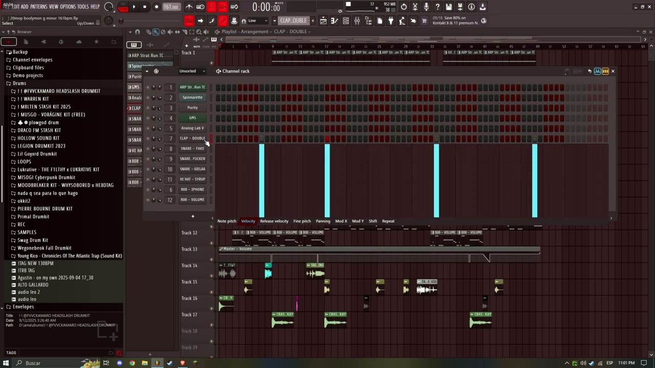 HOW TO MAKE BEATS LIKE "LIKE KENTRELL/WOPS" by 20MOP, SNAKECHILDPAIN & BOOLYMON (sorry for quality)