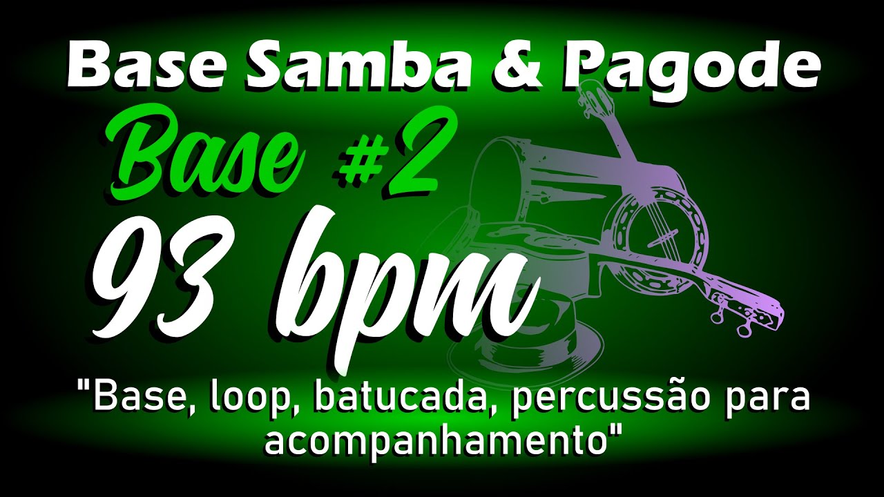 Loop Pagode 93bpm (BASE #2) / Base Pagode / Percussão para Acompanhamento Samba e Pagode