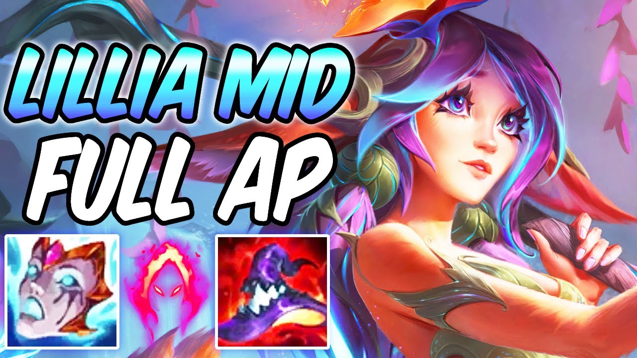 INSANE CARRY DIAMOND LILLIA MID FULL AP SEASON 12 | New Build & Runes | League of Legends