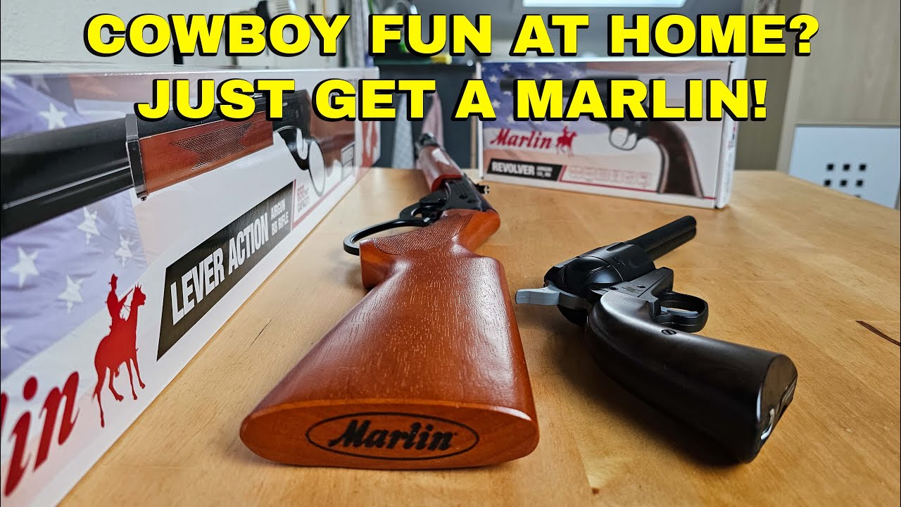 The Wild West at Home! - Umarex Marlin BB Air Rifle and CO2 Pistol  