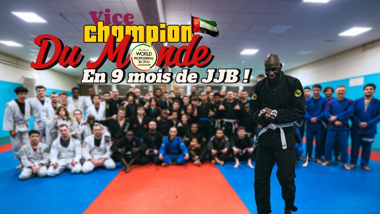 Je deviens Vice-Champion du Monde🥈en 9 Mois de JJB - Mon Parcours AJP Abu Dhabi 🇦🇪