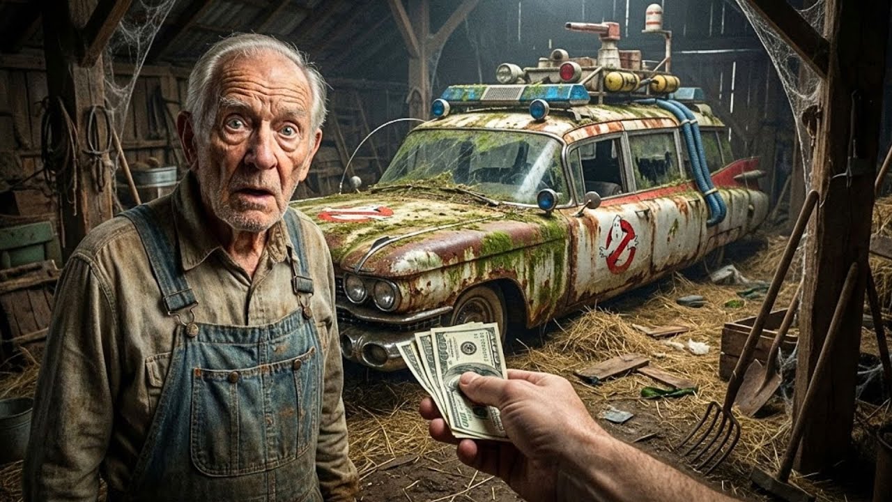 Restoring a Completely DESTROYED Ecto-1 Ghostbusters Car $300 Find | FULL ASMR