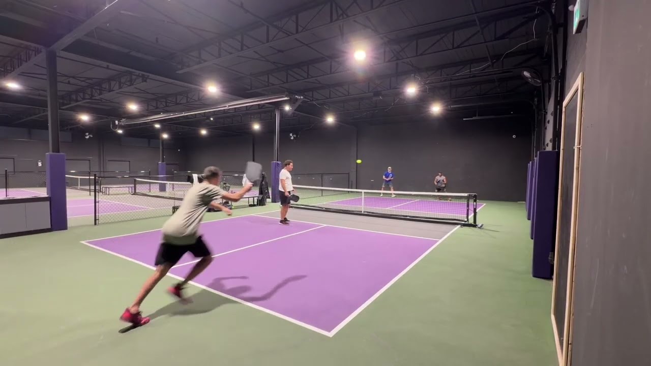 Pickleball Game - Inzo and James vs Frank and Tyler Game 3