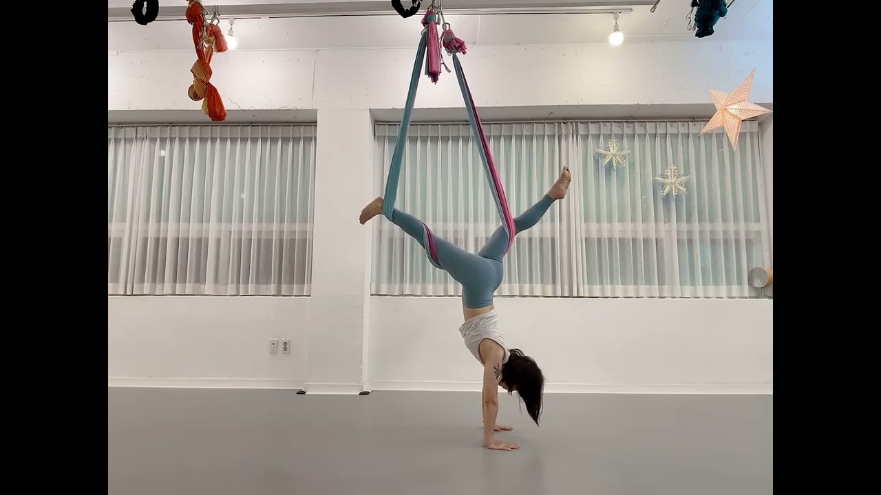 #제이미플라잉큐잉노트 #플라잉요가 #aerial