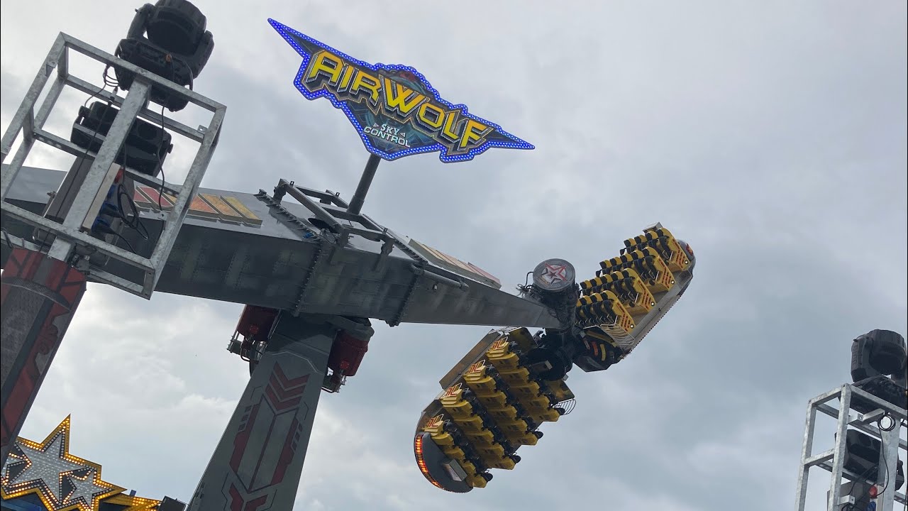 Airwolf - Weber Jungfernfahrt  POV/Onride Offride der ersten Testfahrt  Hamburger Sommer DOM 2022