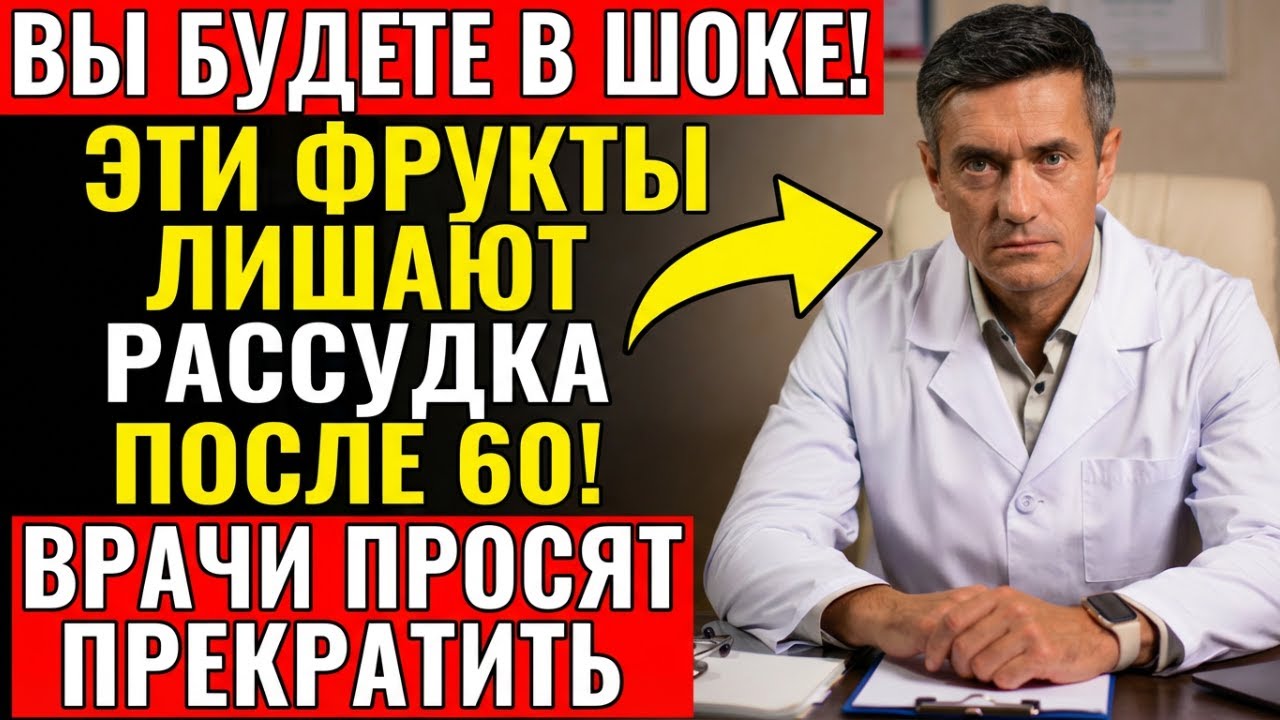 Эти 4 фрукта УБИВАЮТ память после 60! А врачи молчат…