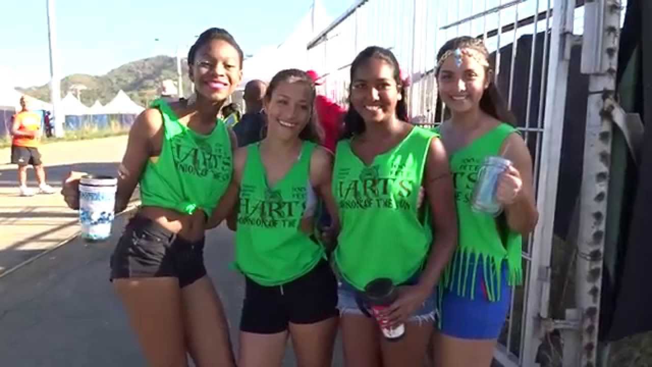 Harts girls at Trinidad Carnival 2015 filmed by jonfromqueens