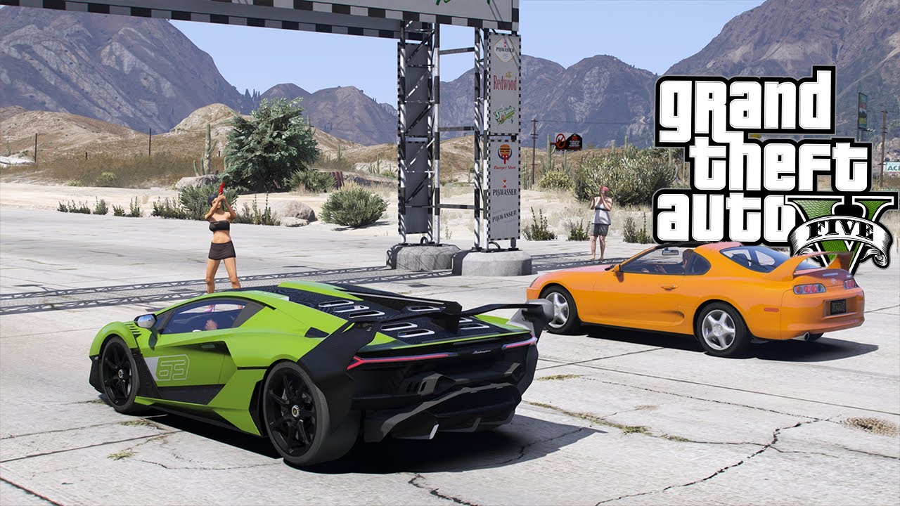 PORTO LA LAMBORGHINI NELLE GARE ILLEGALI - GTA 5 MOD VITA DA GANGSTER (6) #18