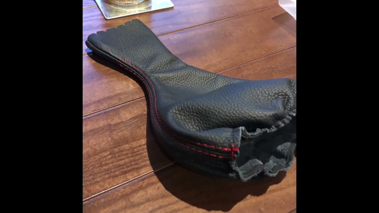 Porsche 944 shift boots installed