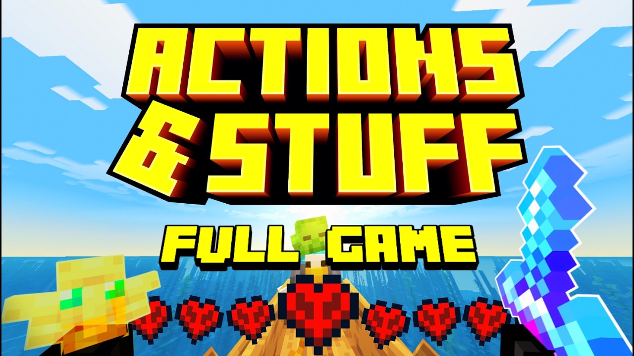 Minecraft Actions And Stuff Gameplay - Hardcore #nocommentarygameplay #longplay