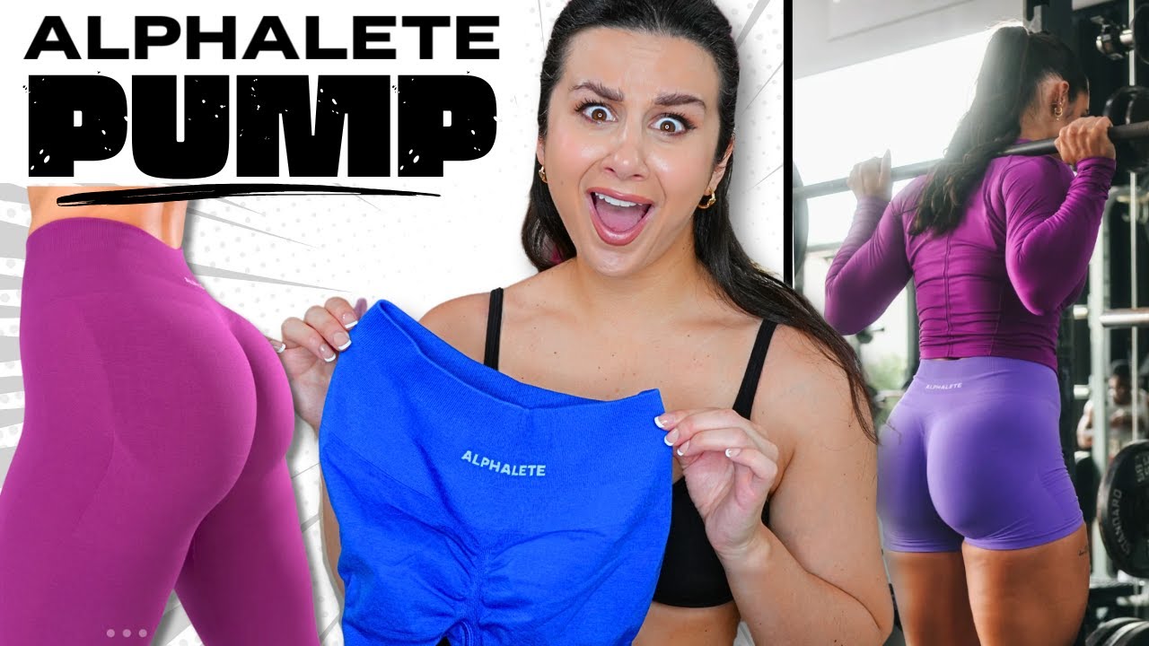 ALPHALETE PUMP COLLECTION TRY ON HAUL REVIEW! NOT WHAT I EXPECTED...