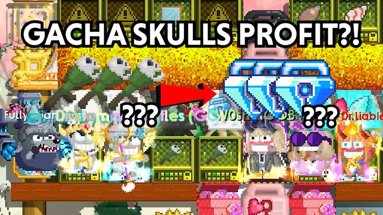 SKULL LAUNCHER TREE GACHA?! PROFIT?! | Growtopia 2025