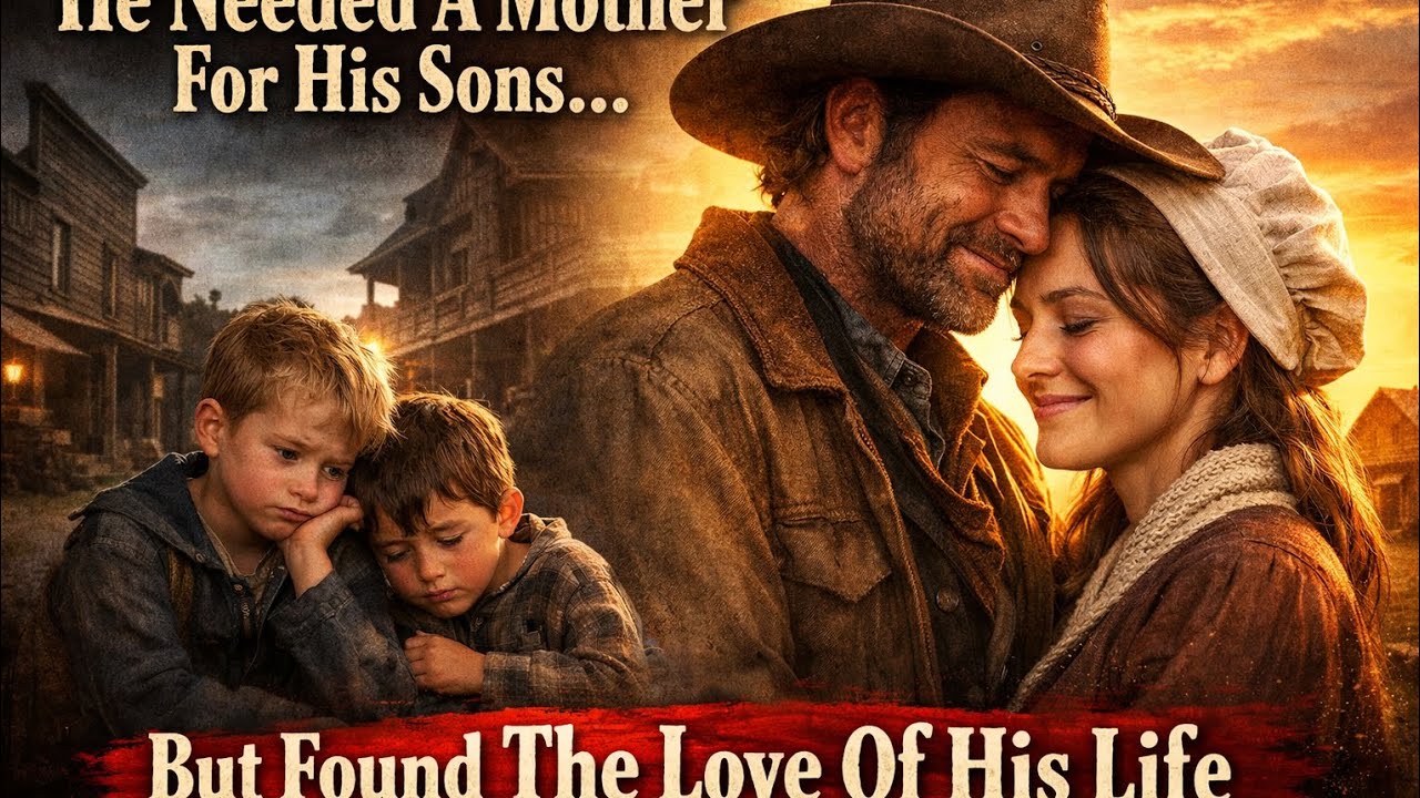 He Needed a Mother for His Sons… But Found the Love of His Life | Emotional Old Western Story