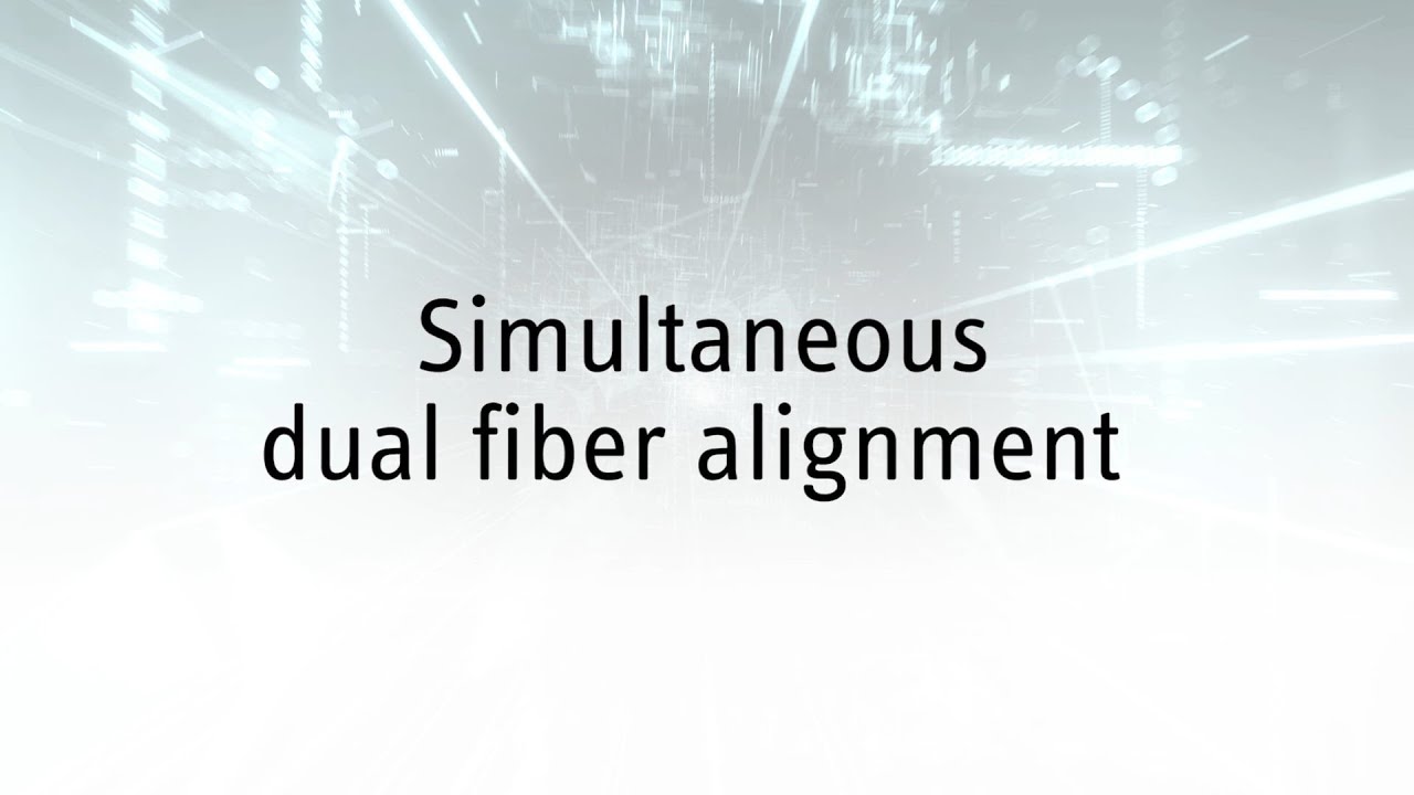 ficonTEC – Dual fiber active alignment to wafer level waveguides