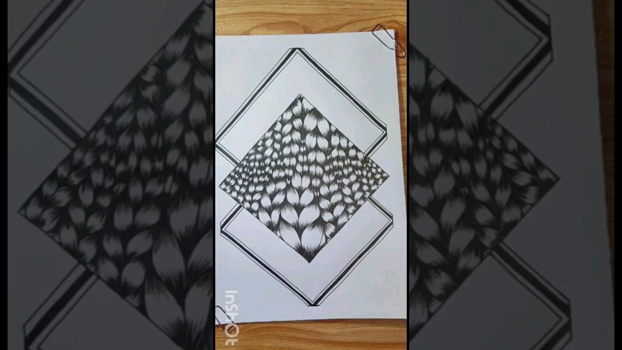 Floral pattern#art #zentangle #shorts #doodle #illusion #drawing #abstract #floral