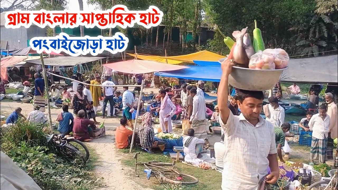 গ্রাম বাংলার সেই সাপ্তাহিক হাট | পংবাইজোড়া হাট | Traditional Village Market