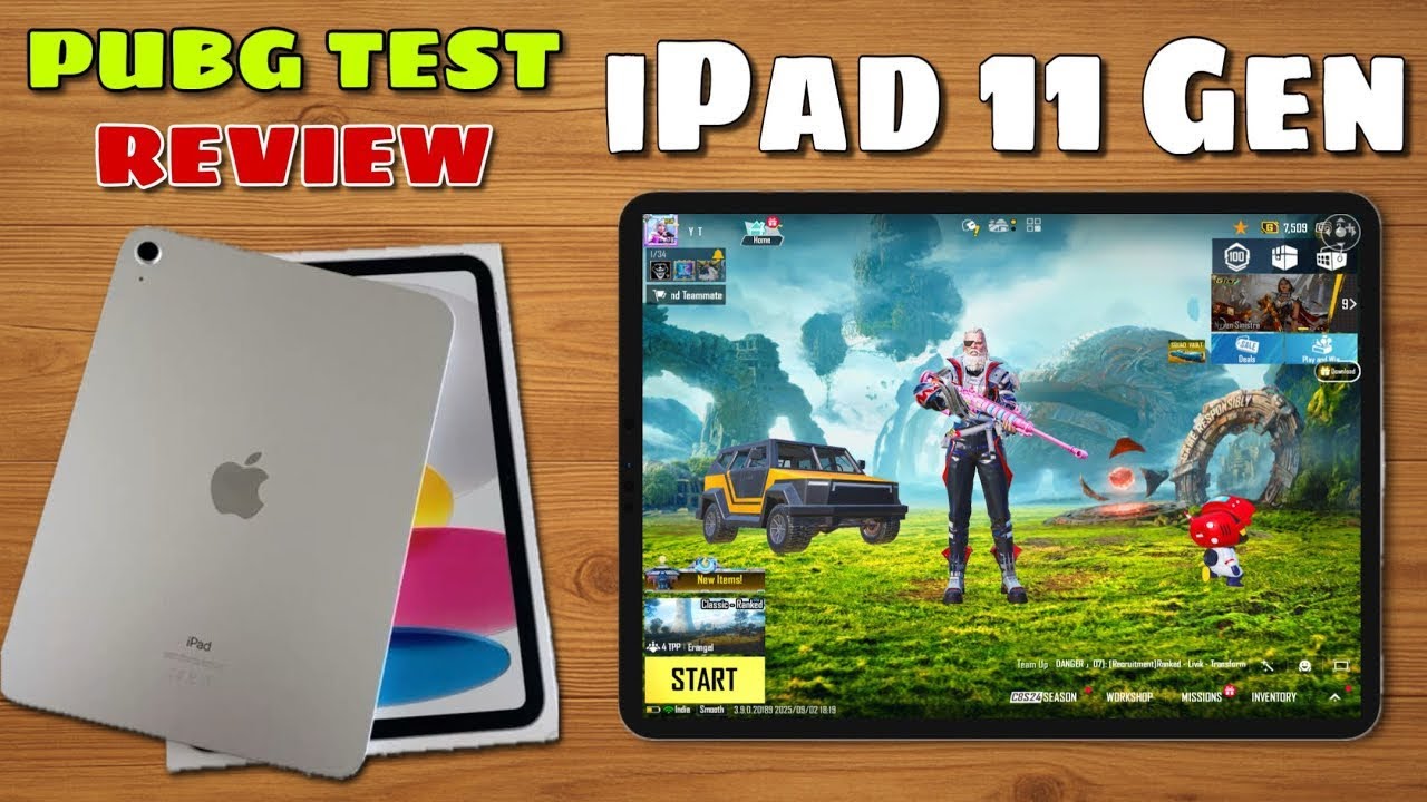 iPad 11 Gen BGMI/PUBG Test ⚡ 120 FPS Gameplay Review (2025)