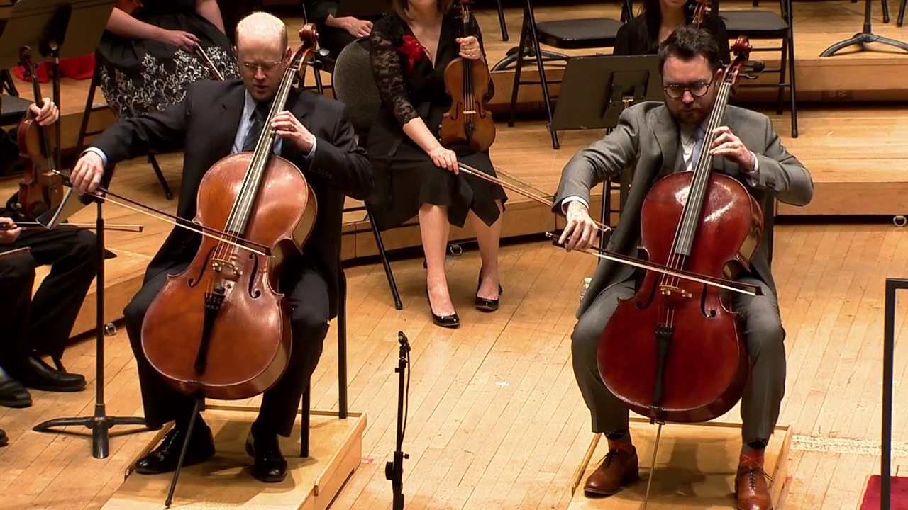 Vivaldi Concerto for 2 Cellos in G minor - Largo and Allegro