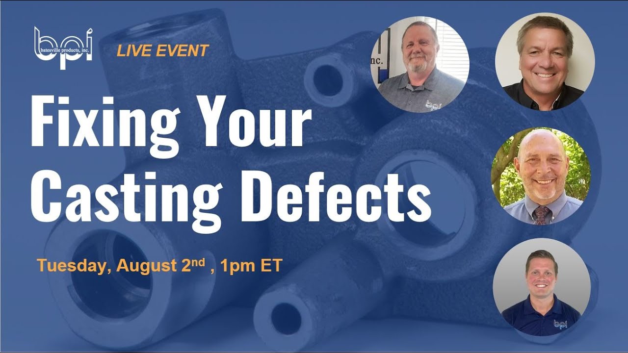 How to Identify and Fix 6 Casting Porosity Defects (live event)