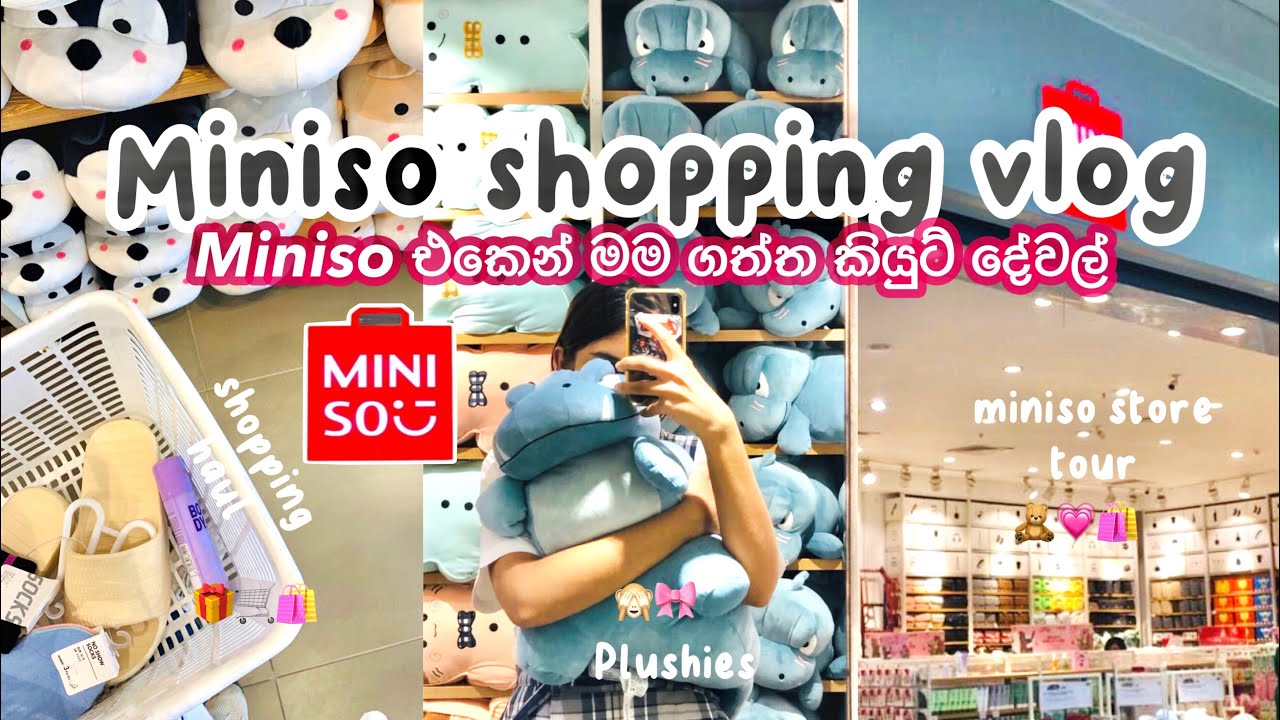 Miniso shopping haul🦋🇱🇰 | රු 5000 කින් මොනාද ගන්න පුලුවන්🙊 | Shopping vlog🎀